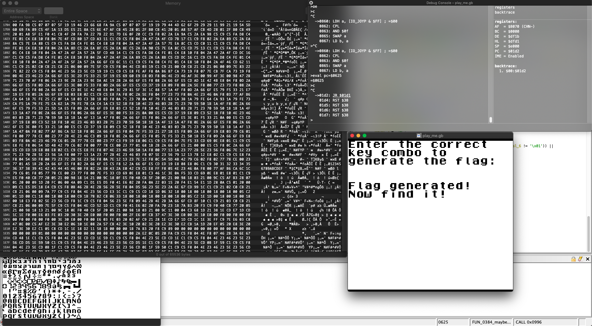 SameBoy — naive jump to 0x0625