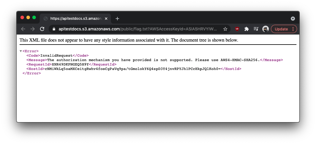 Presigned URL generation — regional signature error
