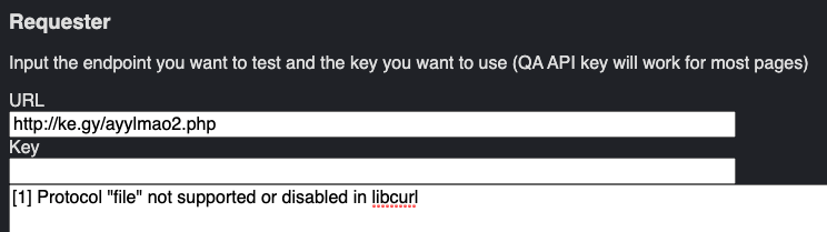 Redirect-based file:// bypass attempt — still blocked